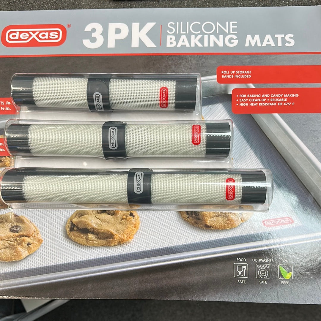 Dexas 3PK Silicone Baking Mate