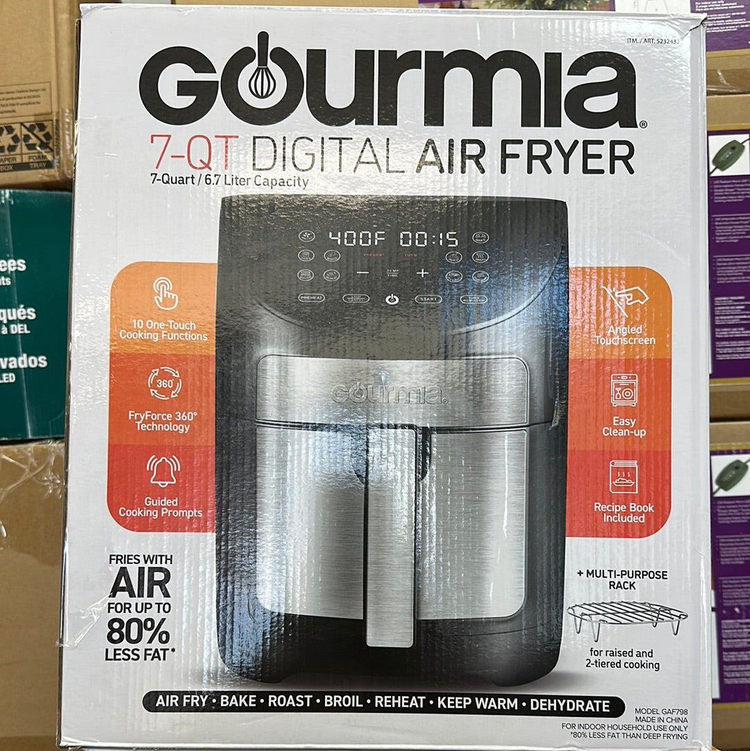 GOURMIA 7 QT Air Fryer OPEN BOX