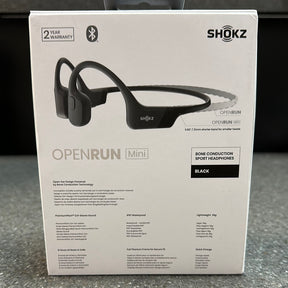 Shokz Open Run Mini Black OPEN BOX