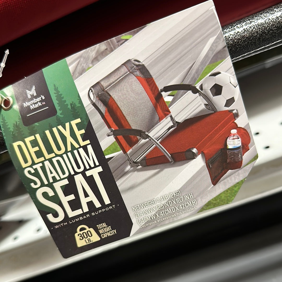 Deluxe Stadium Seat Red