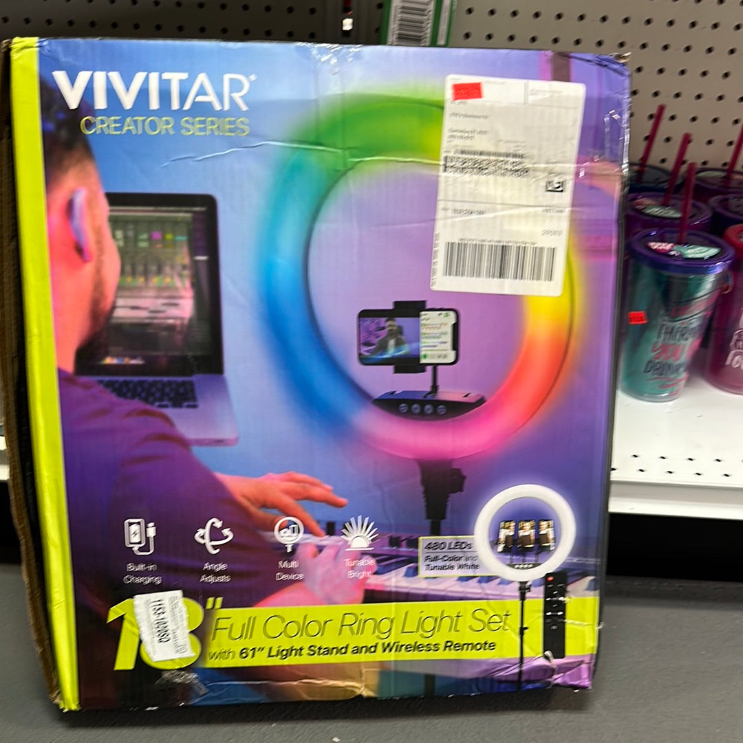 vivitar creator series ring light