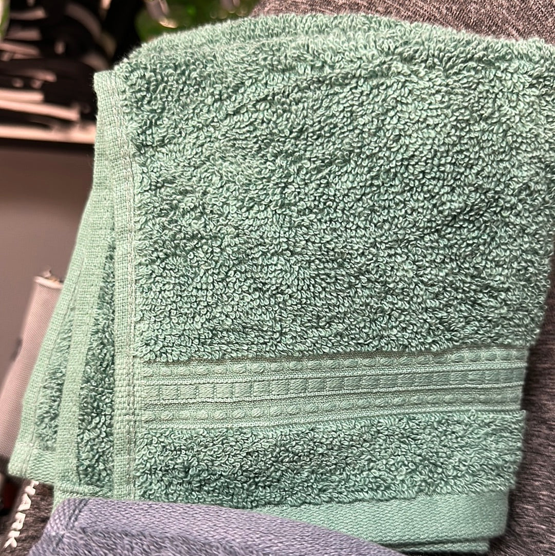 mini towel green