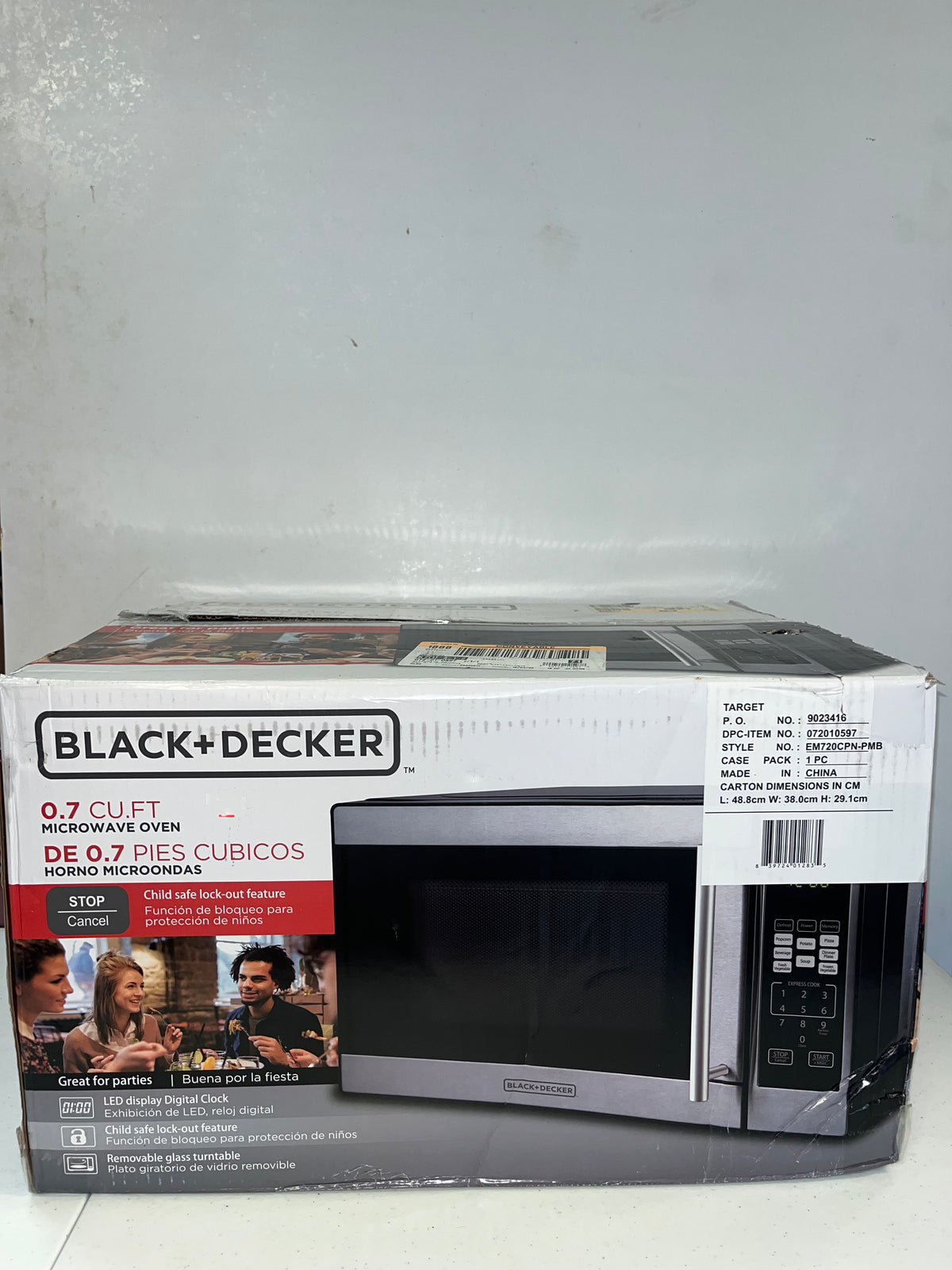 Black+Decker 0.7 cu.ft 700w Microwave Oven