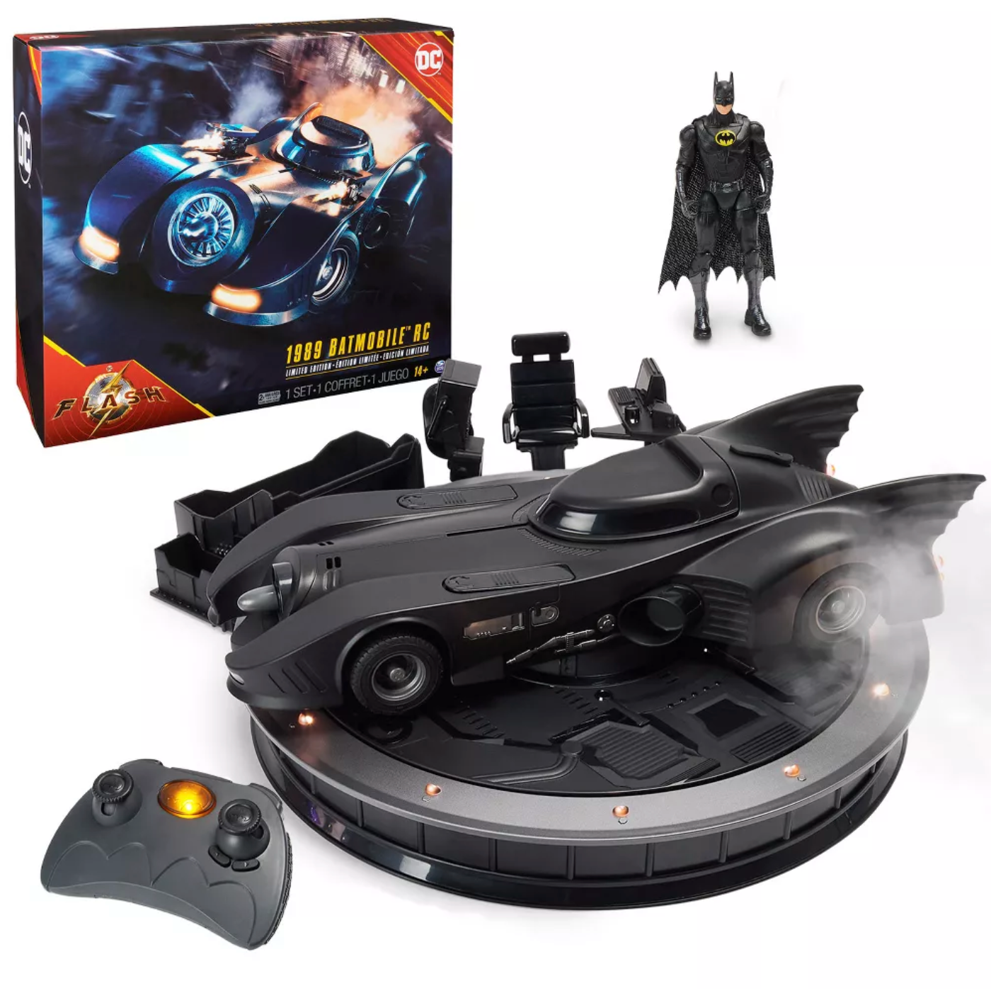 DC Comics Limited Edition 1989 Batmobile RC with Action Figure