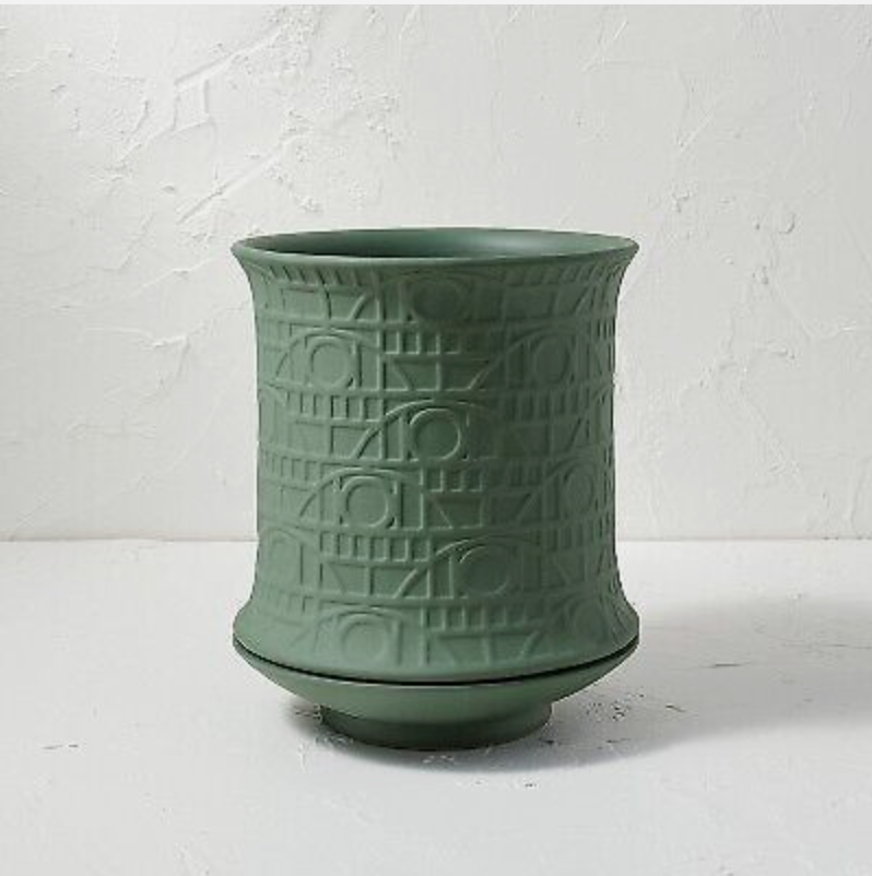 Opalhouse Green Ceramic Vase Planter