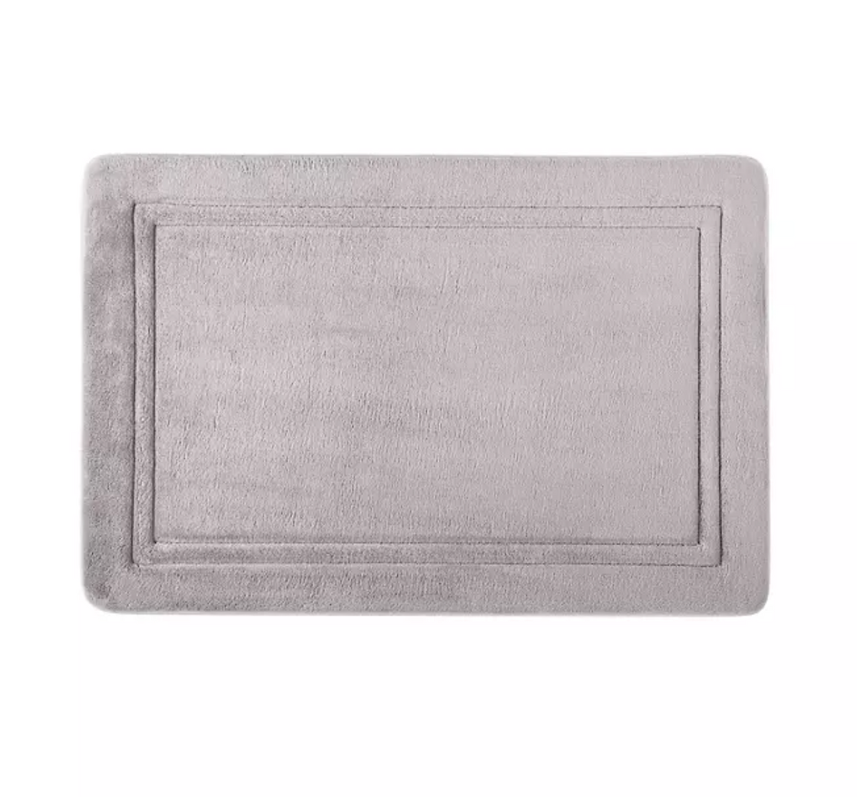 Memory Foam Bath Mat Grey