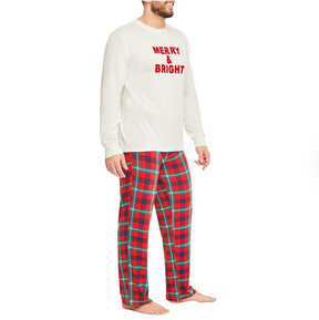 Holiday Men’s Pajama Set Size M