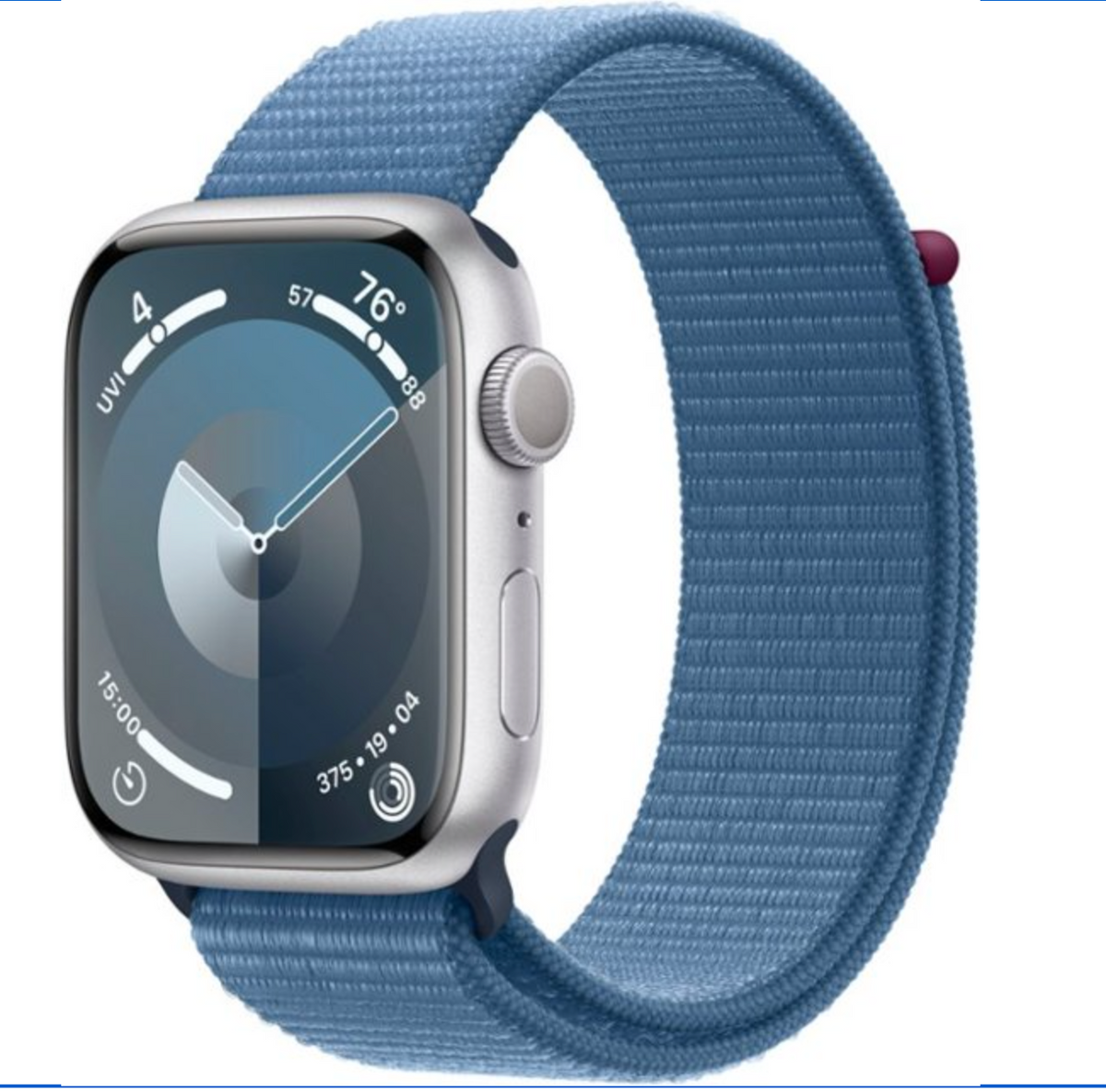 Apple Watch S9 45MM Silver AI Winter Blue SL GPS