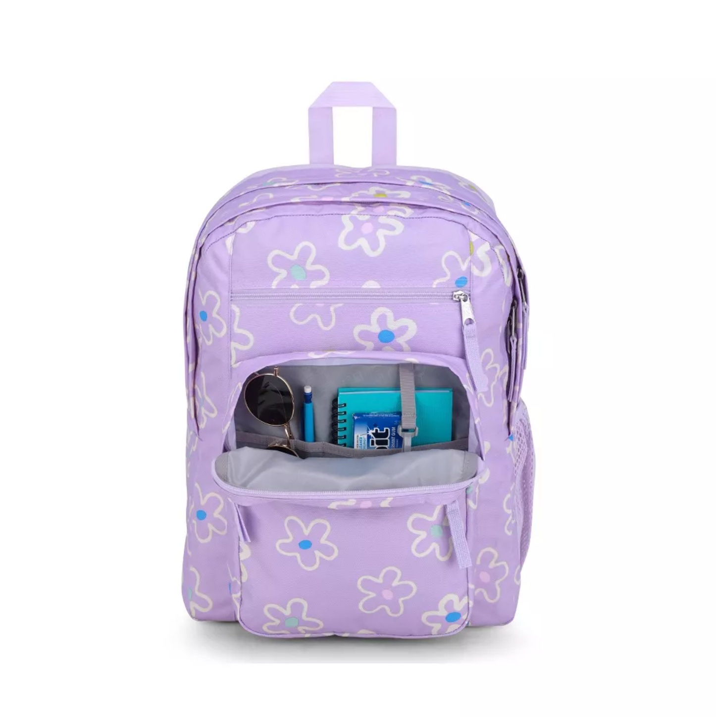 JanSport Big Student 17.5" Backpack - Fresh Floral Lilac