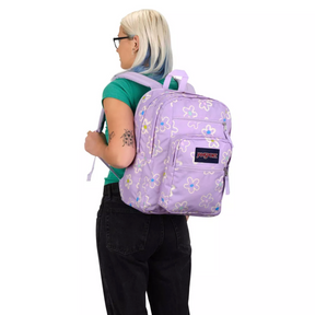 JanSport Big Student 17.5" Backpack - Fresh Floral Lilac