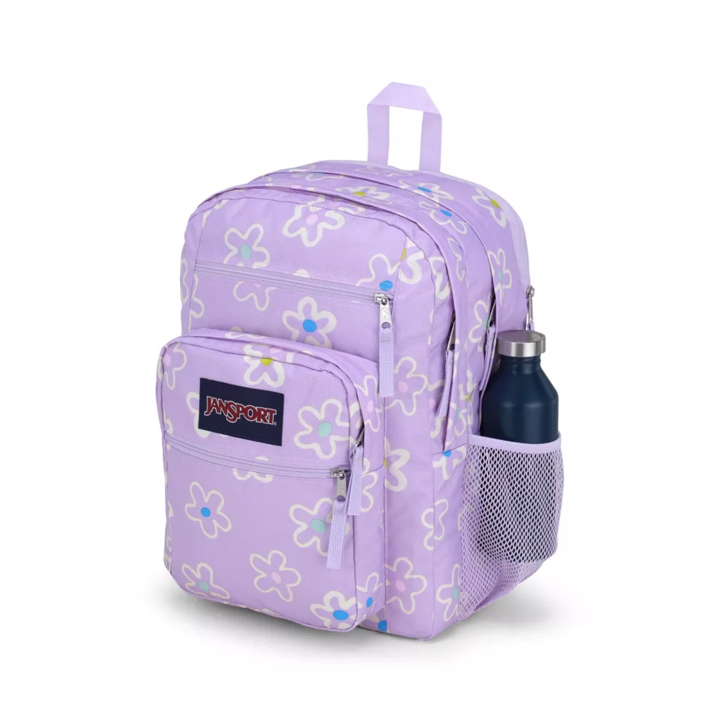 JanSport Big Student 17.5" Backpack - Fresh Floral Lilac