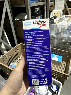 Licefreee Spray Non-Toxic Kills Super Lice And Eggs 6 fl oz