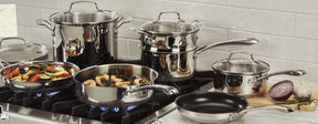 Cuisinart Classic Pots & Pans Set, 11 Pcs  Cookware Set, Stainless Steel,