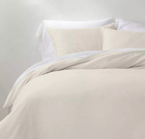 King Heavyweight Linen Blend Duvet Cover & Sham Natural - Casaluna