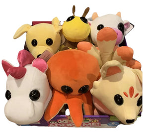 Adopt Me 8” Plushie COMPLETE SET OF 6 with Tags & Virtual Codes w/ box! New 2023